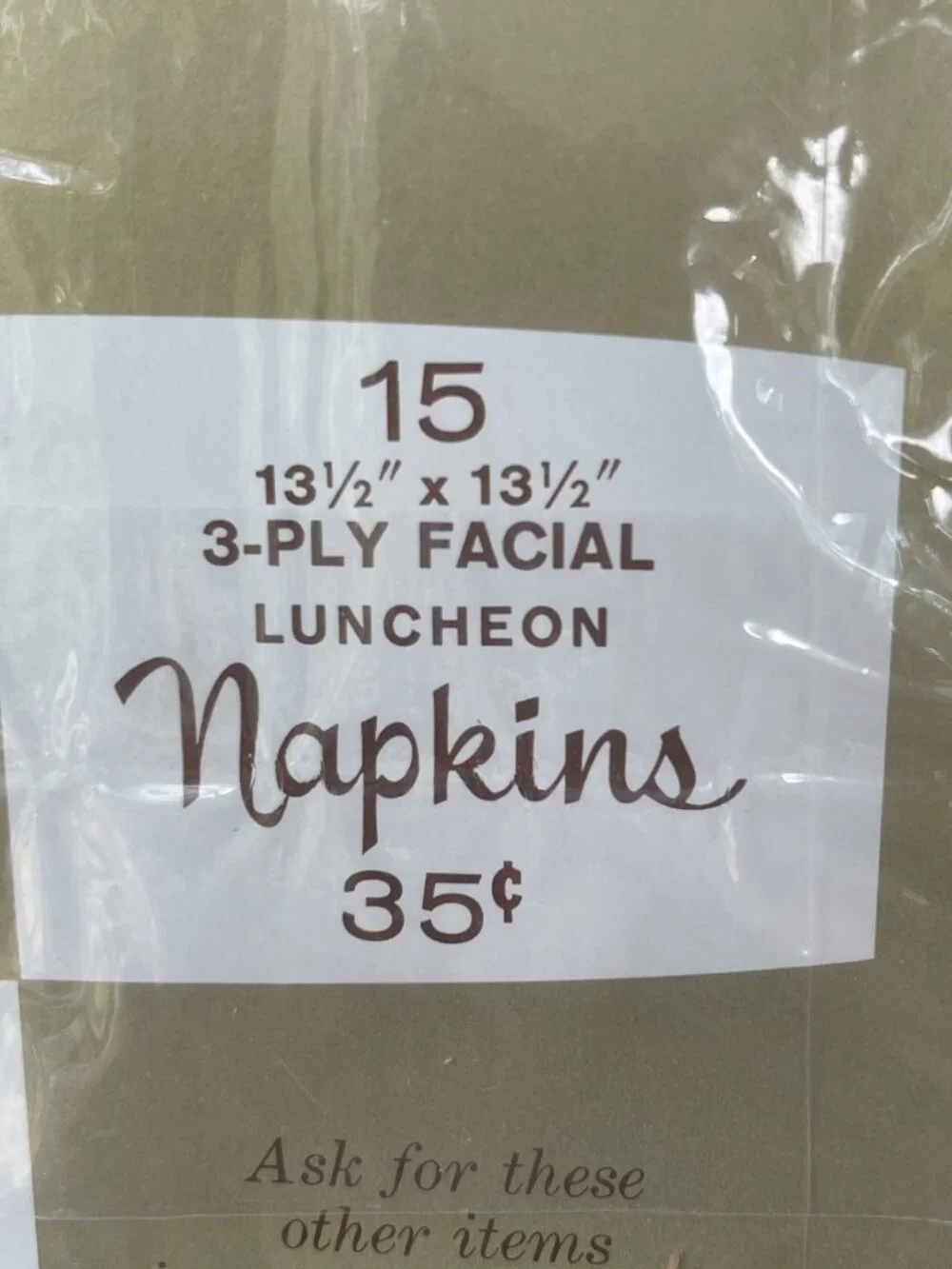 Vintage 15 Rust Craft Browne Luncheon Napkins Coffee Time 13.5